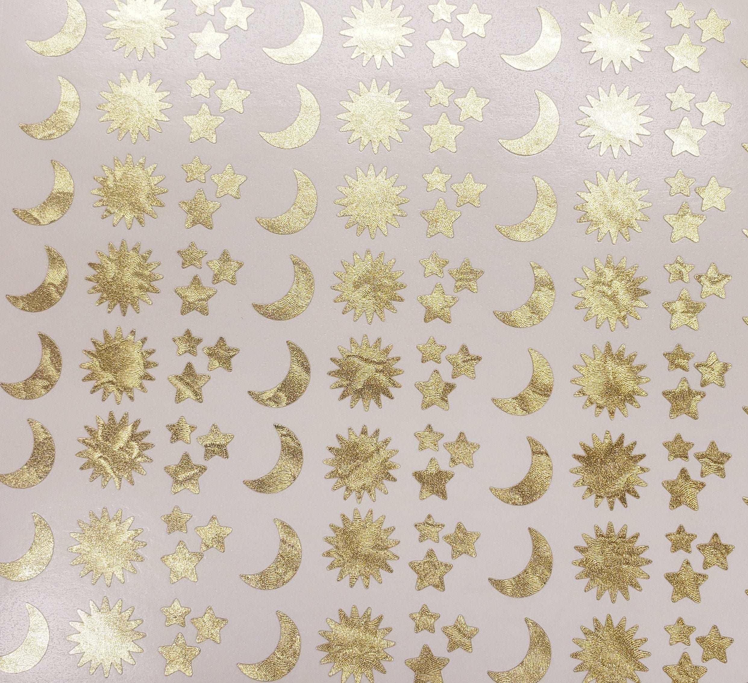 Sun Moon And Stars Sticker Sheet Fairy Dust Decals