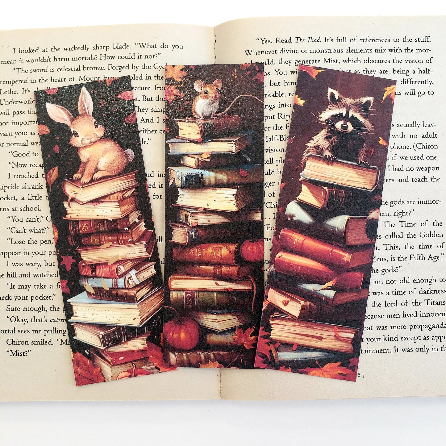 Woodland Animal Bookmarks, set of 3