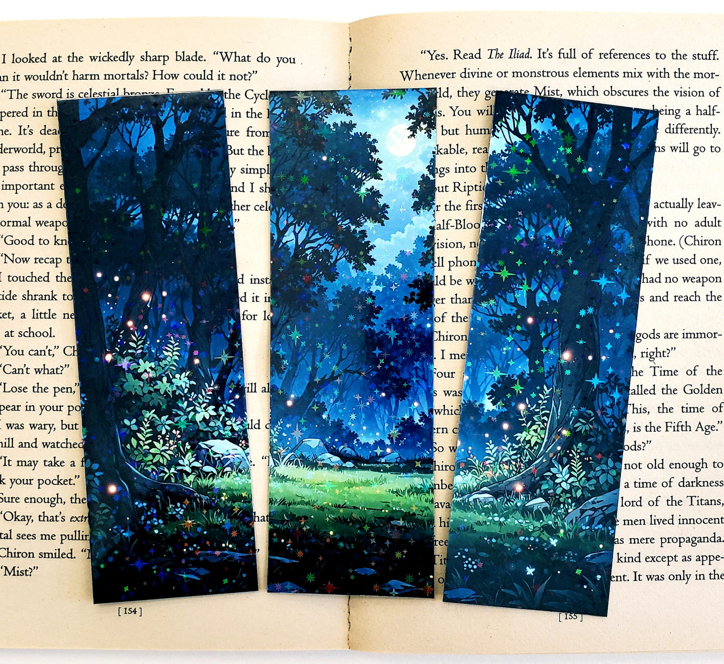 Enchanted Forest Bookmarks, set of 3