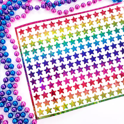 Rainbow Star Stickers