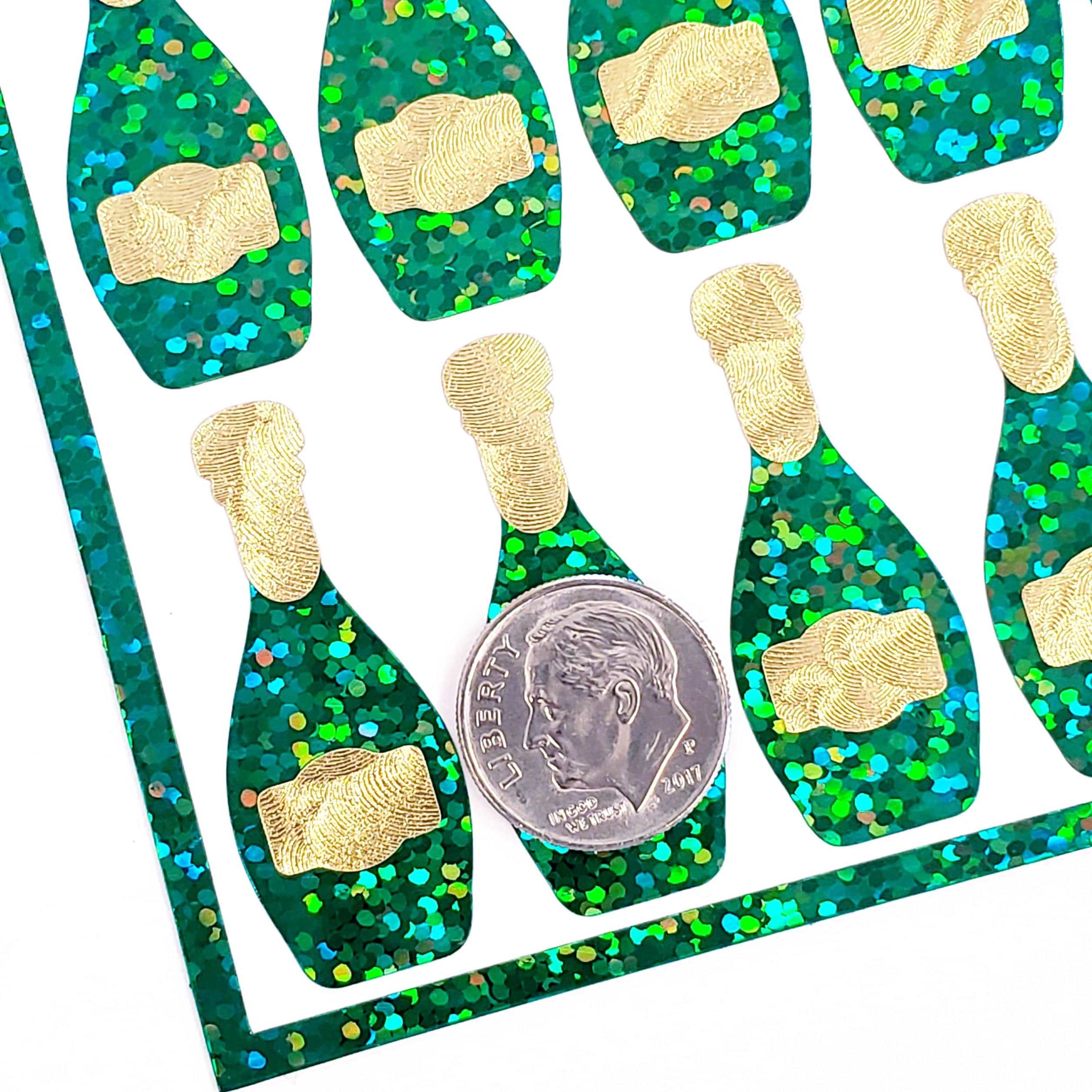 Champagne Bottle Stickers, set of 30 – Fairy Dust Decals