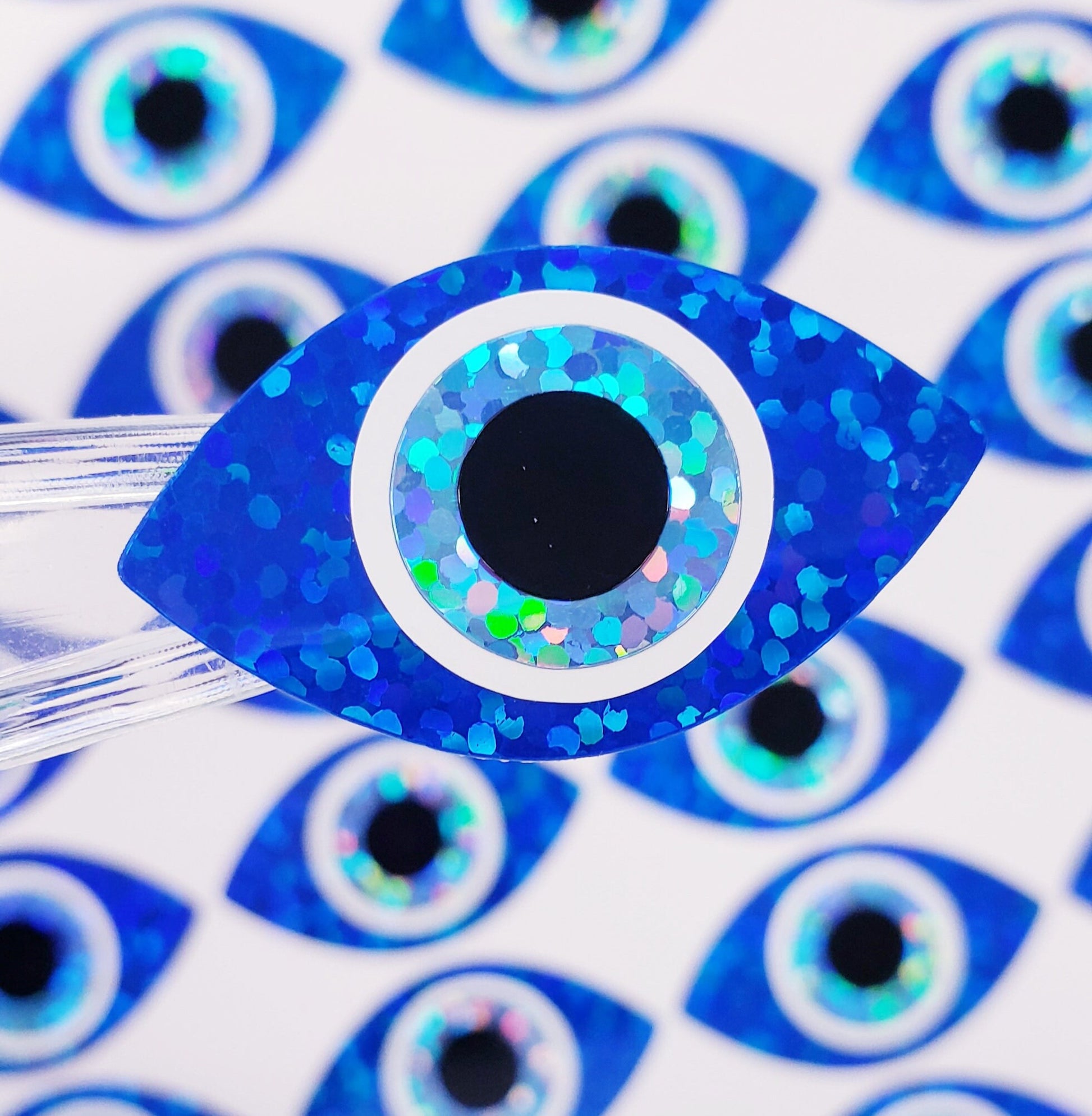 Blue Evil Eye Stickers