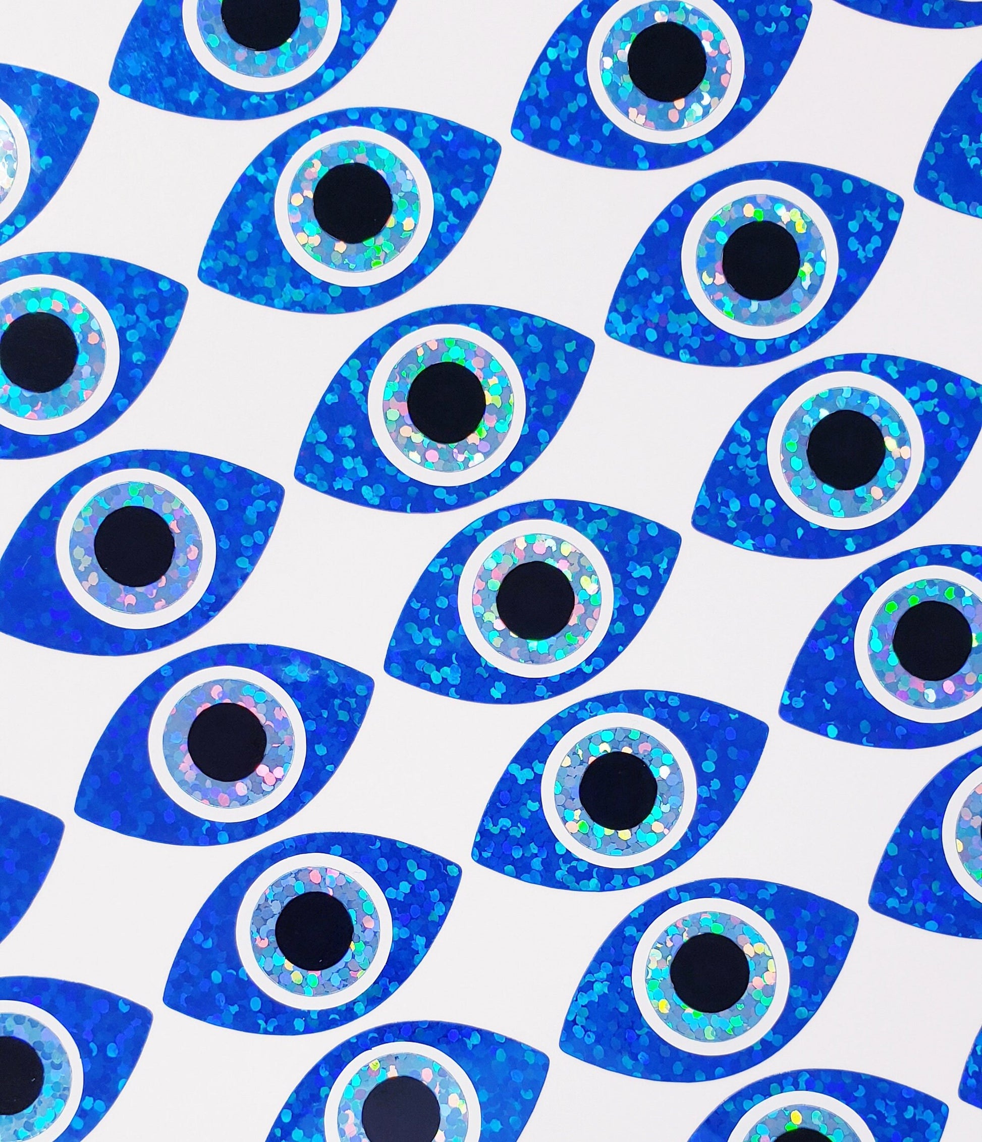 Blue Evil Eye Stickers