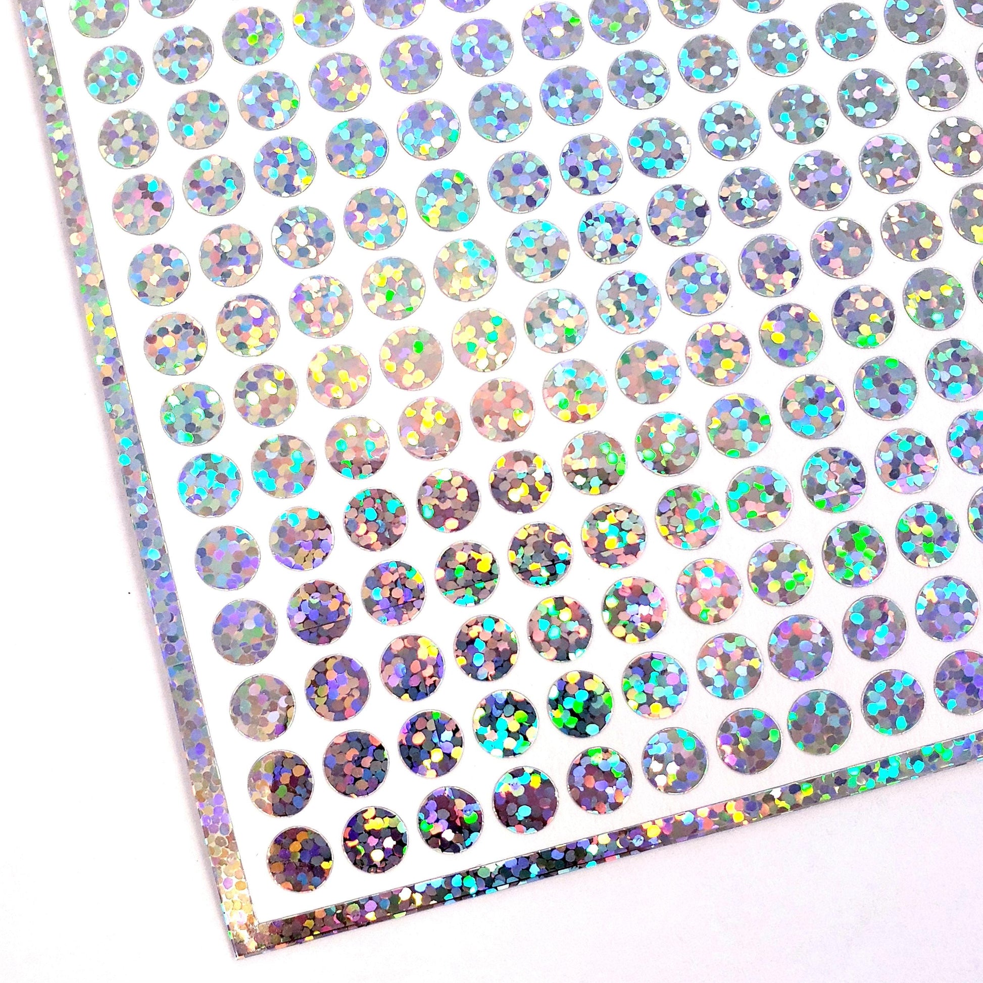 Dot Sticker Bundle, set of 1472 wicked sparkly dots in black, green, pink and silver for journals, charts, notebooks and calendars.