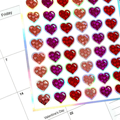 valentines day heart stickers