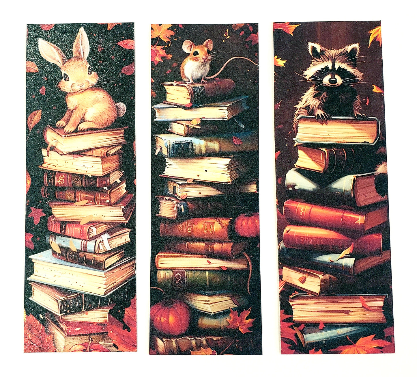 Woodland Animal Bookmarks, set of 3