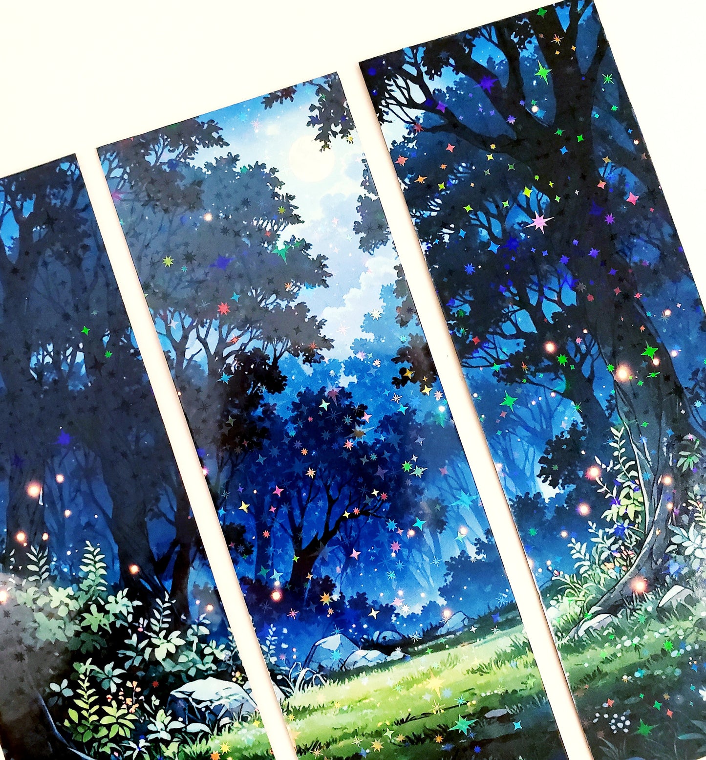 Enchanted Forest Bookmarks, set of 3