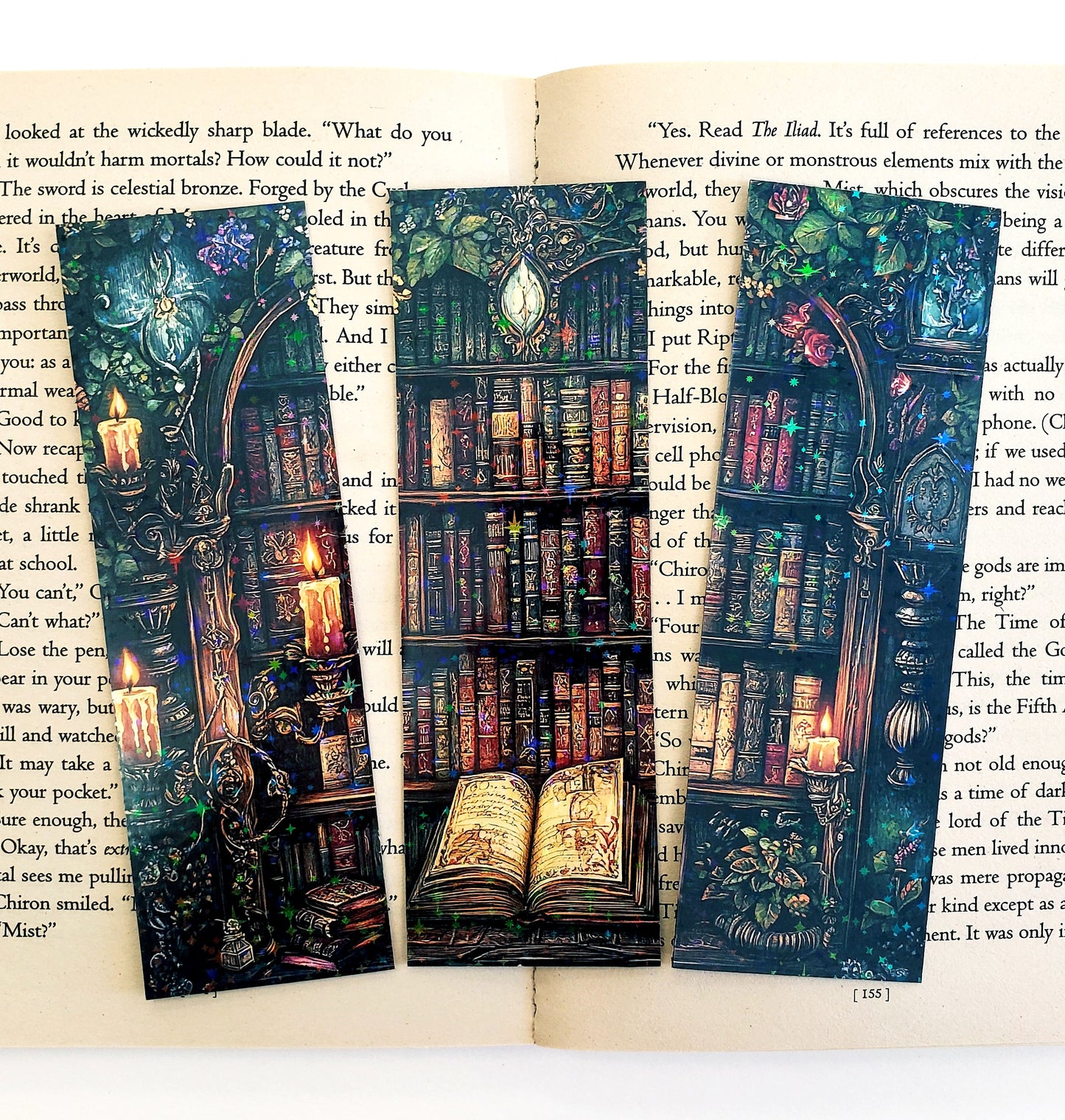 Enchanted Library Bookmarks, set of 3