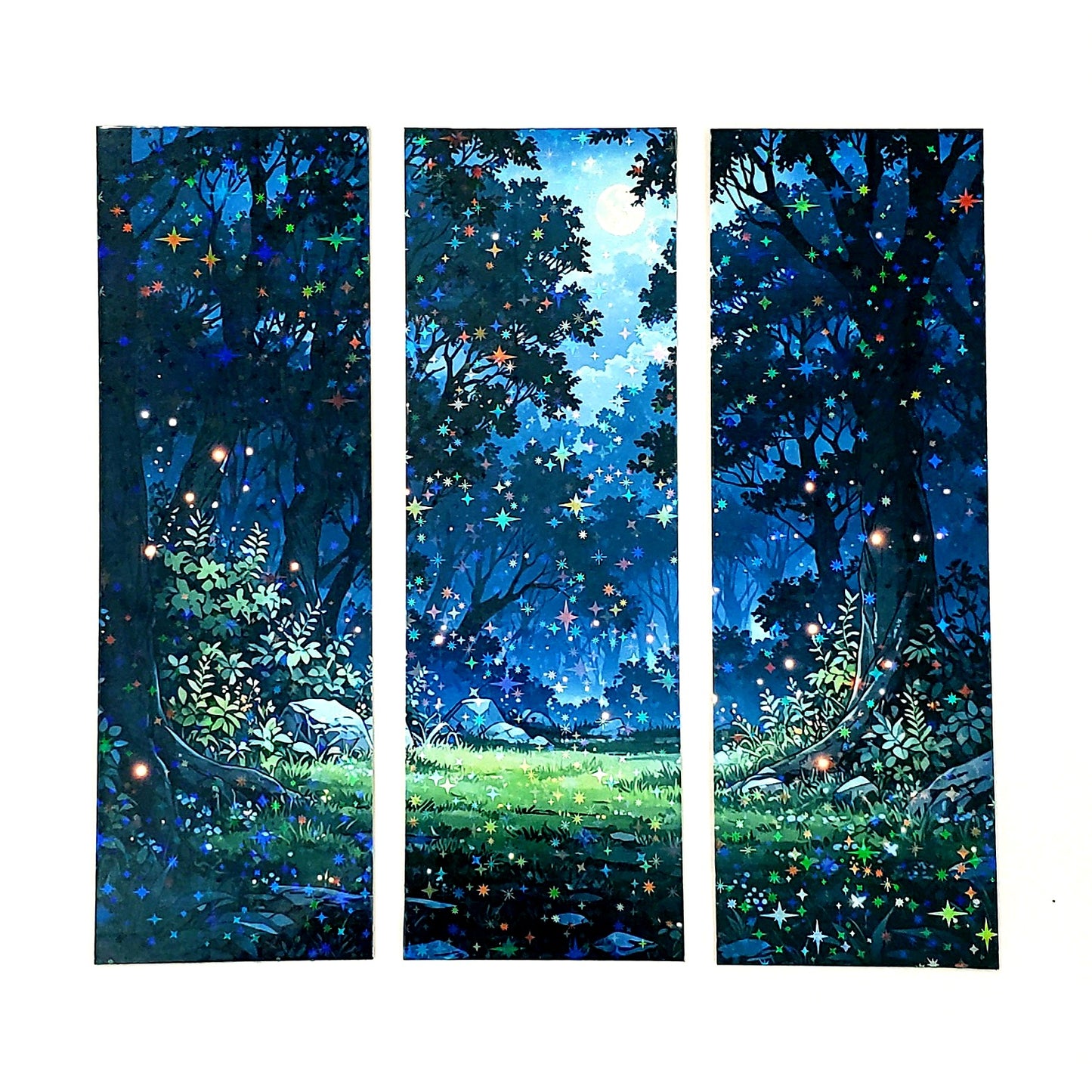 Enchanted Forest Bookmarks, set of 3