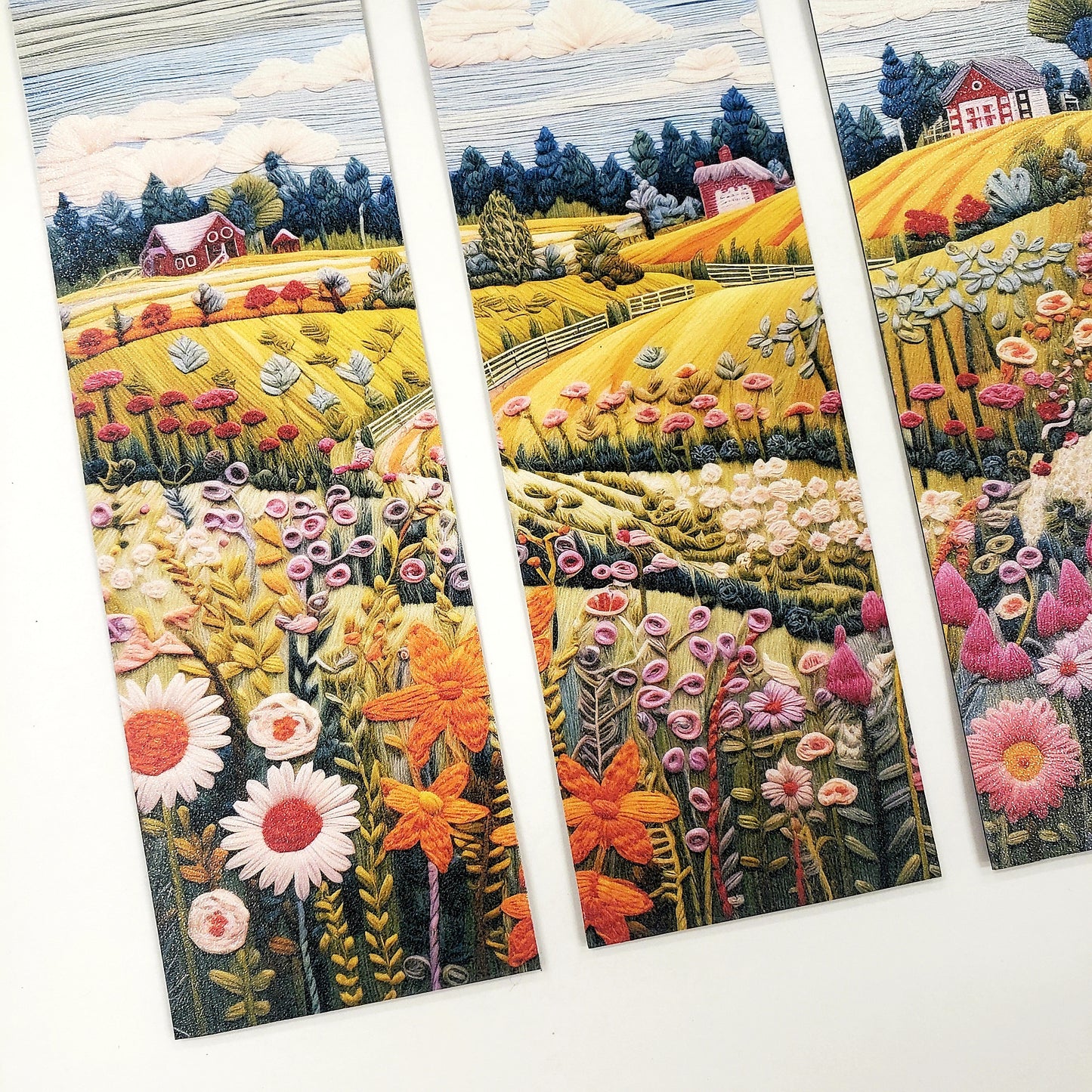 Wildflower Farm Bookmarks, set of 3