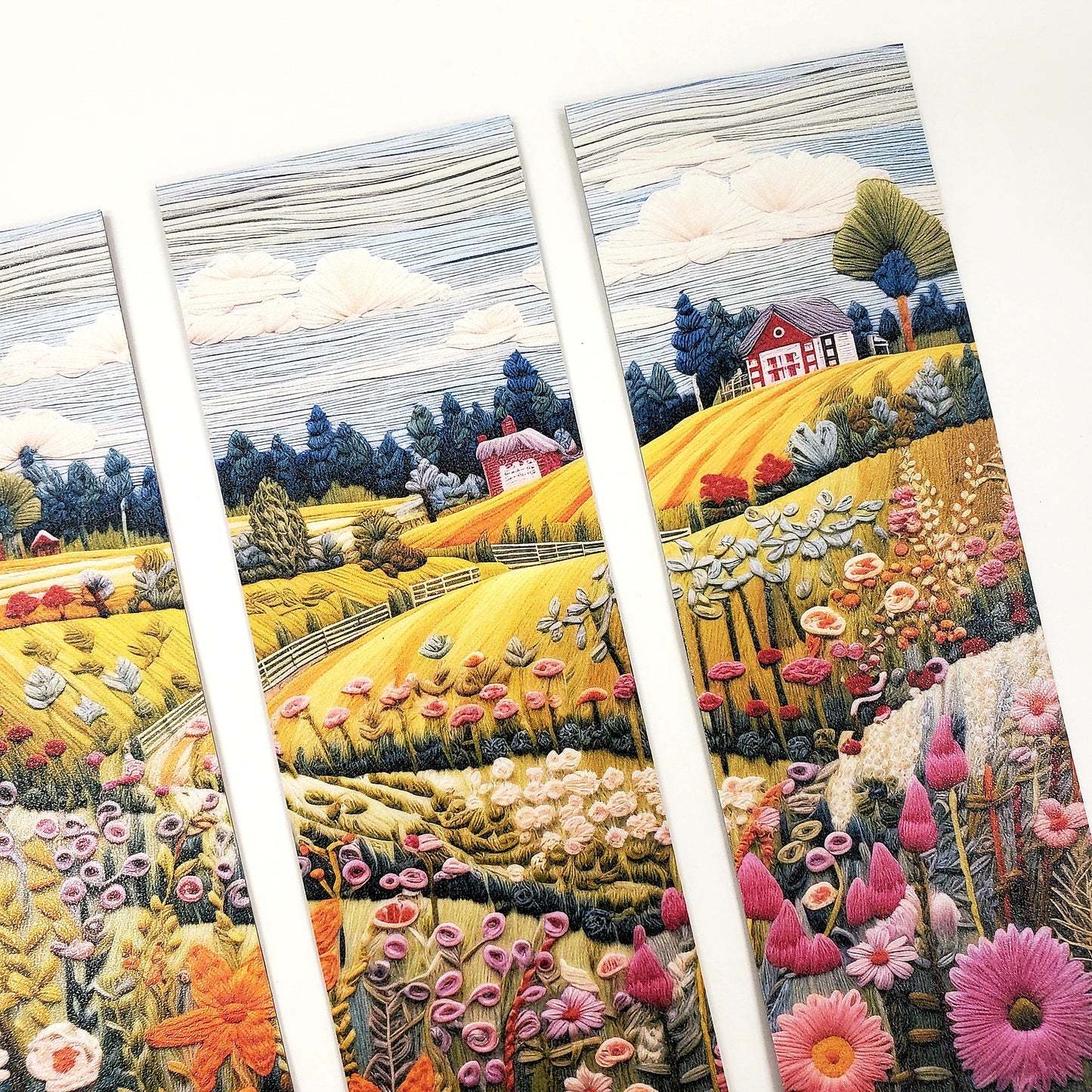 Wildflower Farm Bookmarks, set of 3