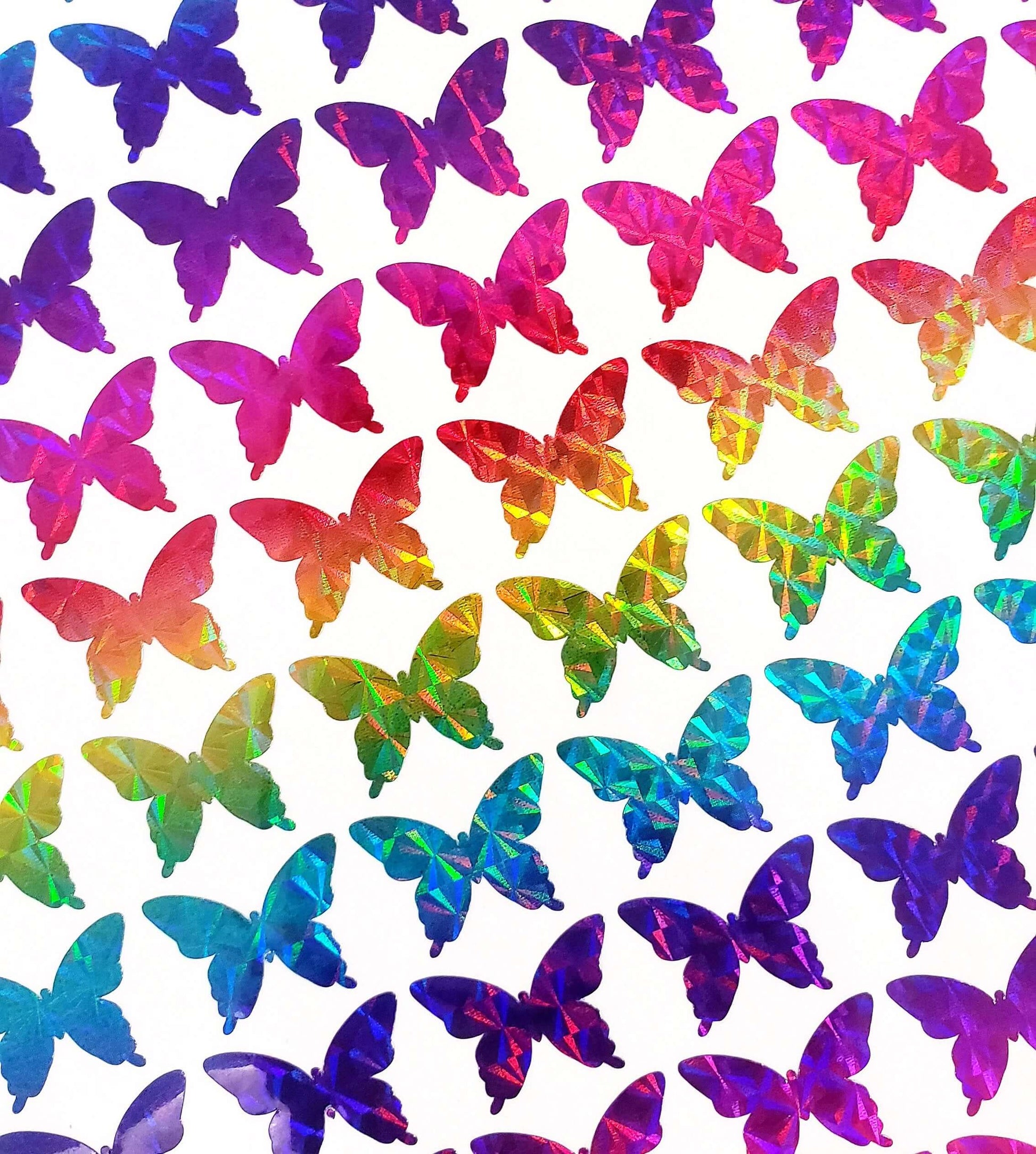 Rainbow Butterfly Stickers – Fairy Dust Decals