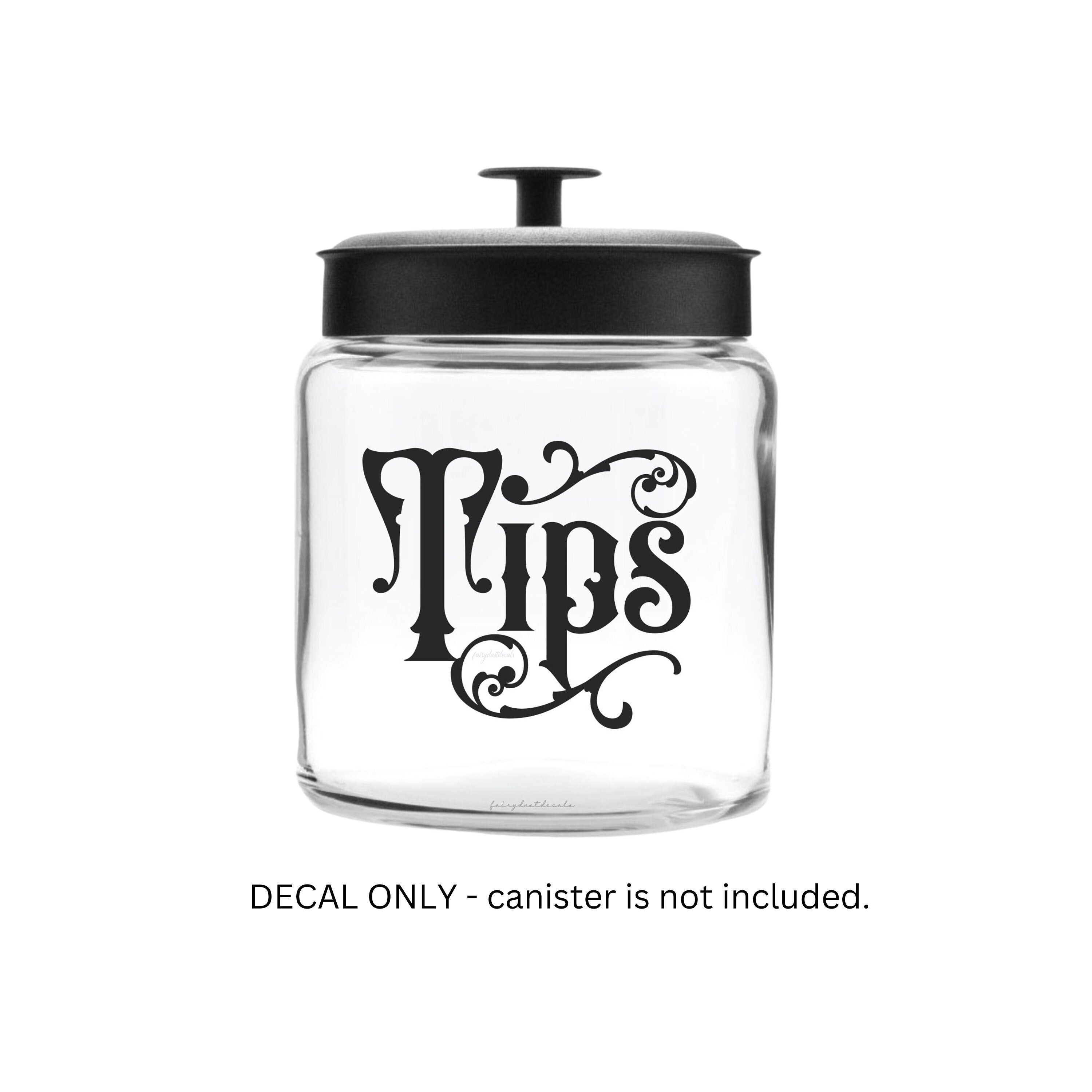 Tip Jar Decal – Fairy Dust Decals